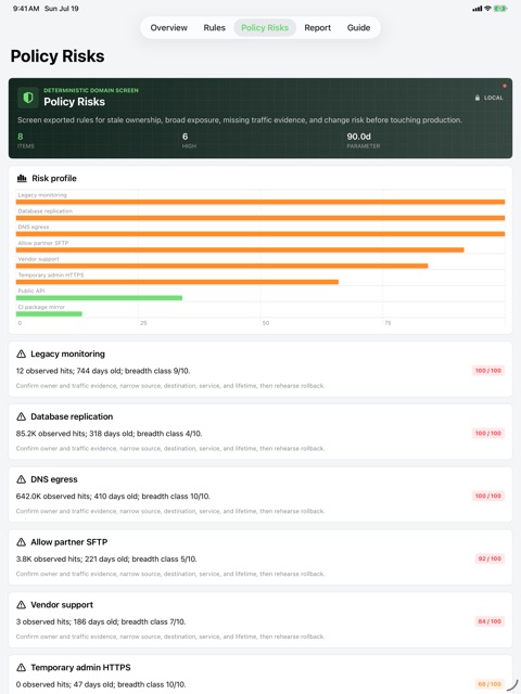 Rulecanopy: Firewall Audit screenshot 6