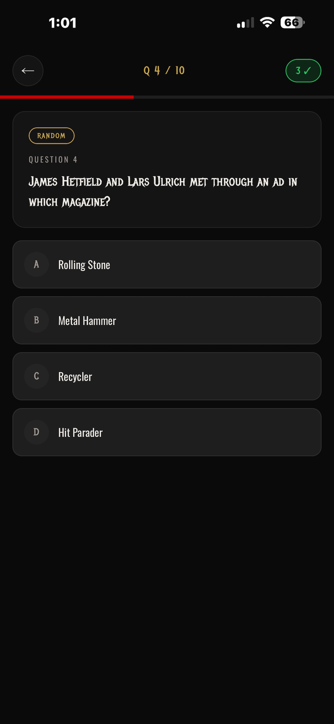 Screenshot 5 of Metal Militia Trivia