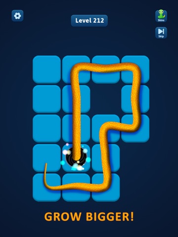 One Line Snake iPad screenshot
