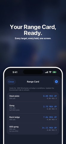 Strelok Pro-Ballistic Platform iPhone screenshot 5