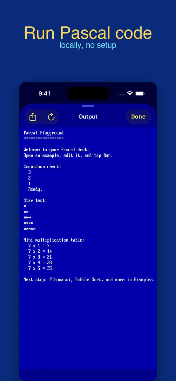 Screenshot #2 pour Pascal Playground
