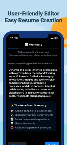 PDF Resume Builder - ResuFlex Screenshot 4 of 5