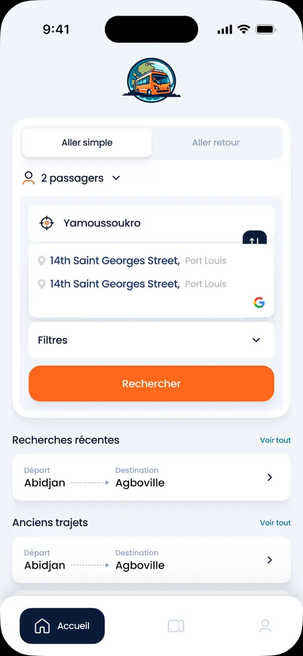 Screenshot #2 pour Ivoire Mobilité