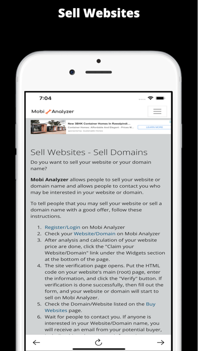 Mobi Analyzer Screenshot