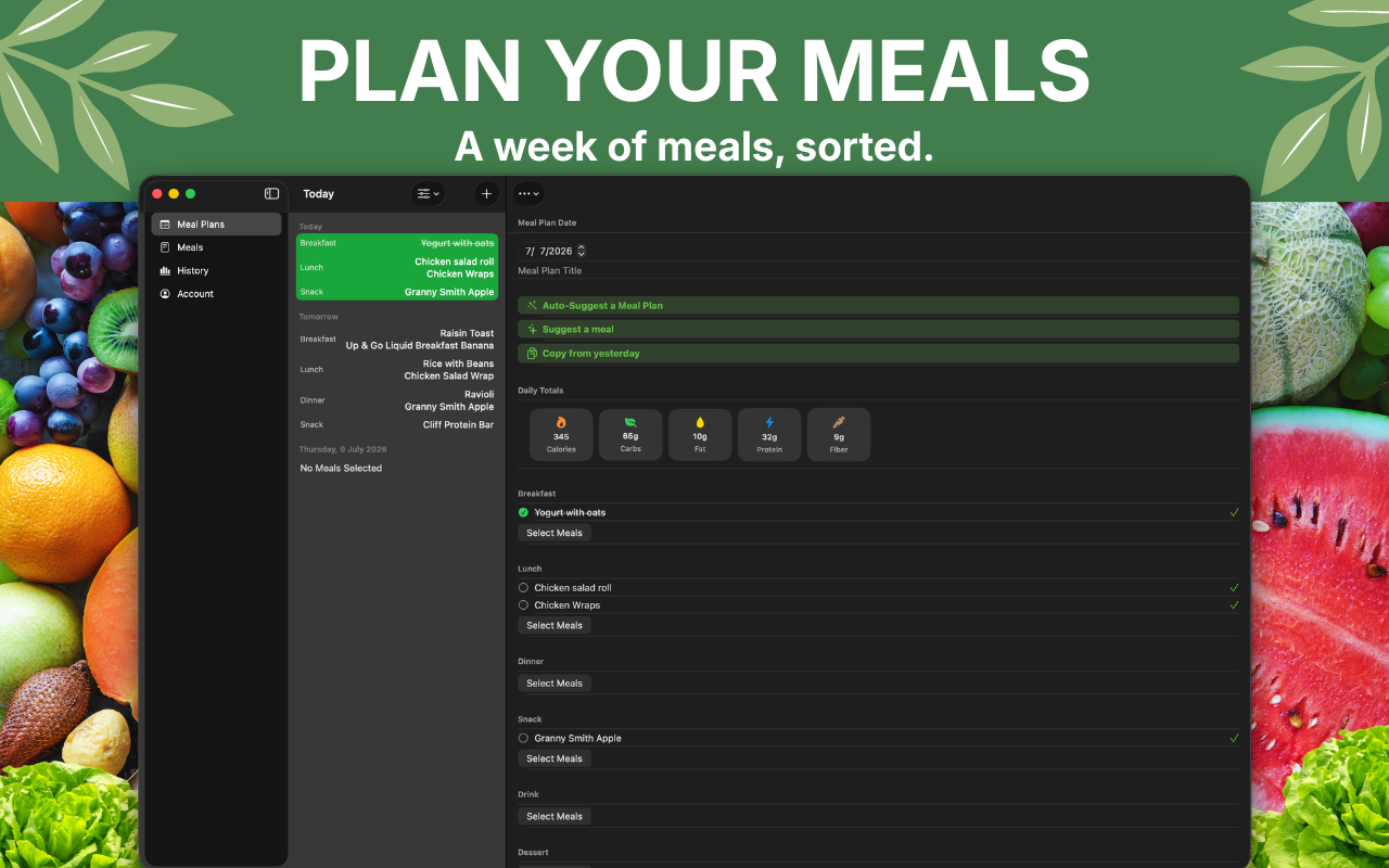 My Meal Plan: Food Tracker screenshot 9