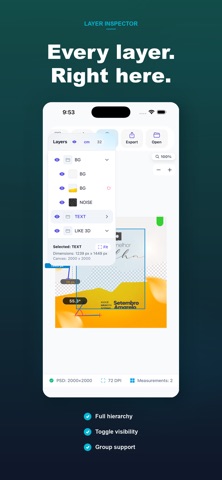 PSD Viewer: Open & View Files iPhone screenshot