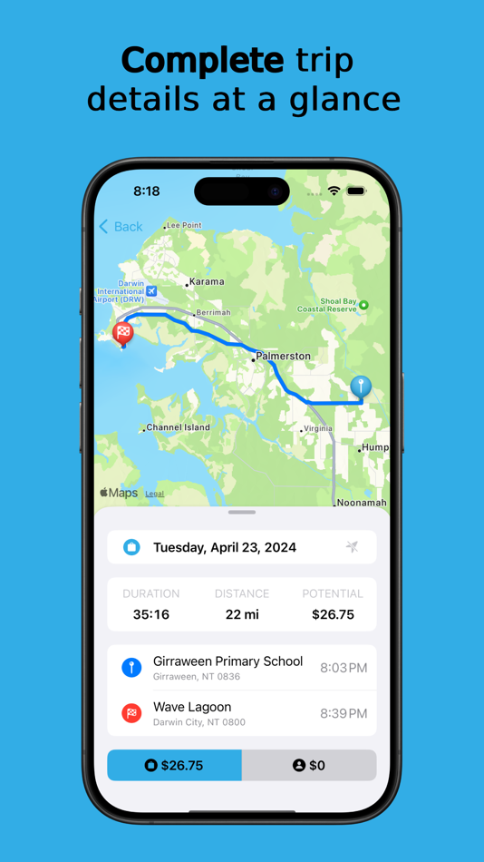 #2. AI Mileage Tracker - DriveLog (iOS) By: F2House Pty Ltd