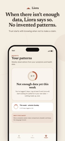 Liora: Perimenopause Tracker Screenshot 7 of 8