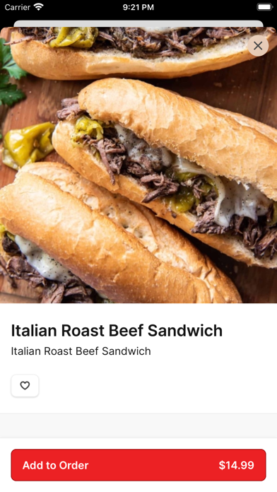 Ledgens Bar & Grill iPhone screenshot 3 - Food & Drink app