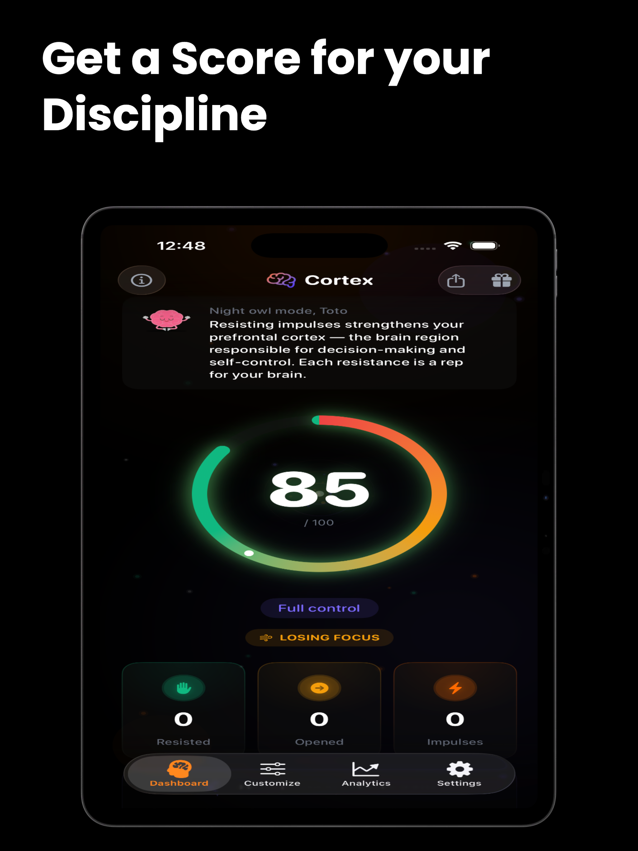 Cortex: Less Phone, More Life