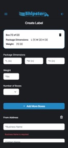 Shipster Labels screenshot