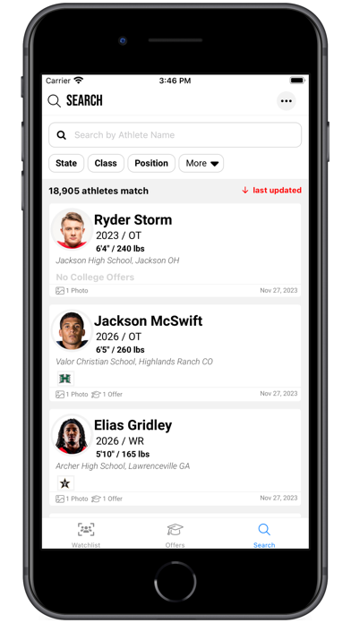UCWatchList Screenshot