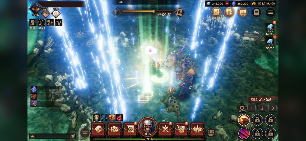 Dark Knight kiugi : Idle iOS Mod IPA screenshot 2 - iOS game interface