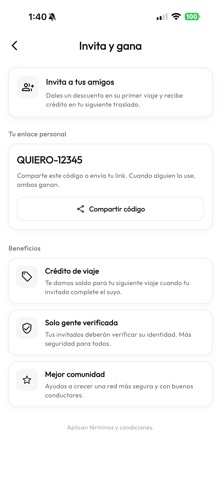 Quiero screenshot