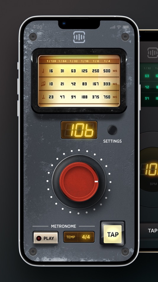 #5. Delay Calculator & Metronome (iOS) 来自: Denis Krutykh