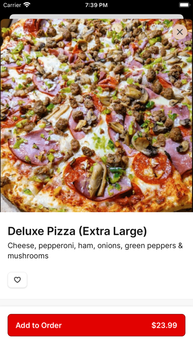 Karl's Place Pizza iPhone screenshot 3 - Food & Drink app