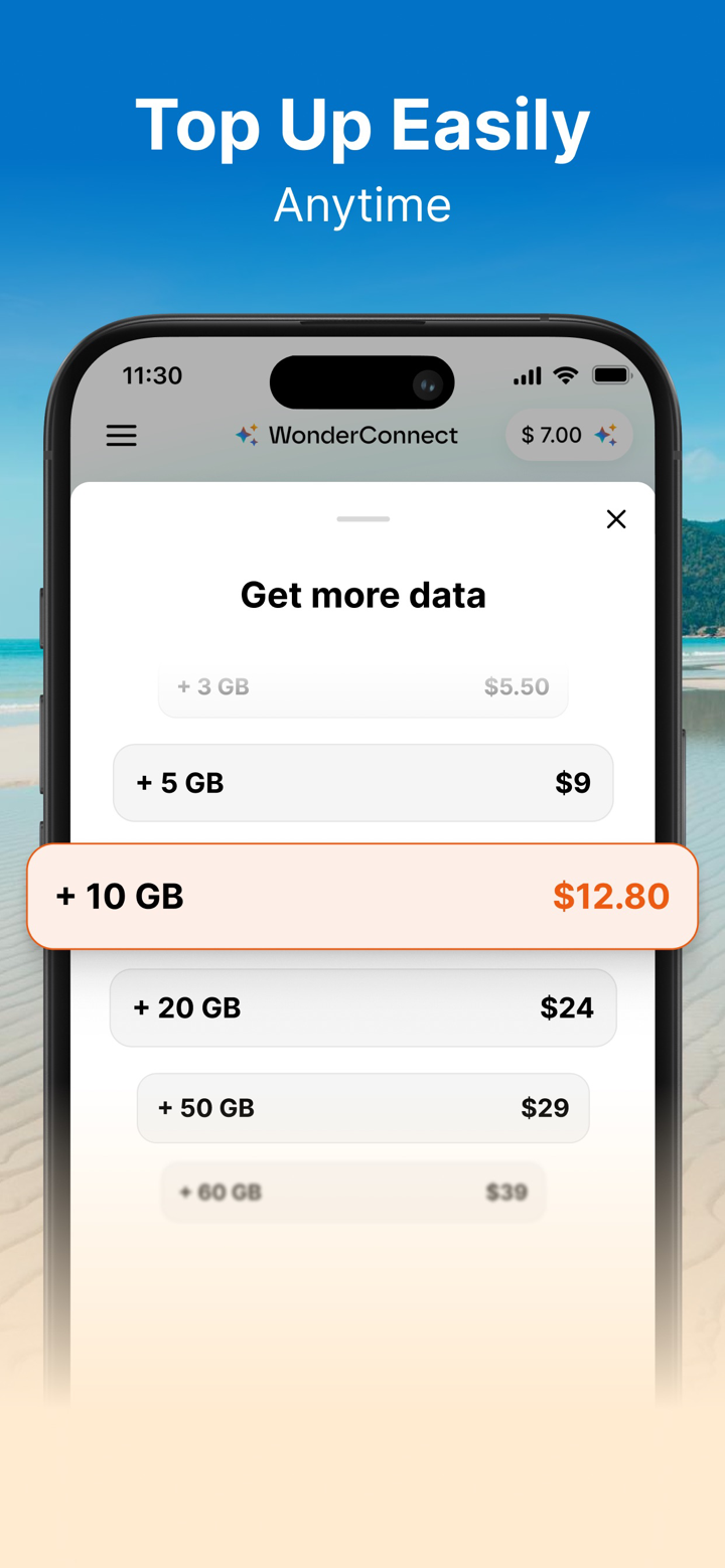 WonderConnect: eSIM Travel screenshot 5