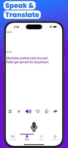 Somali-English Translator iPhone screenshot