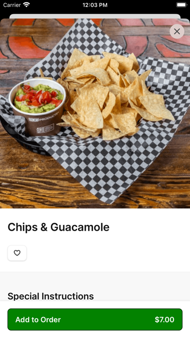 DGT Tacos Fort Collins iPhone screenshot 4 - Food & Drink app