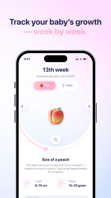 BabyBloom Pregnancy Tracker Screenshot