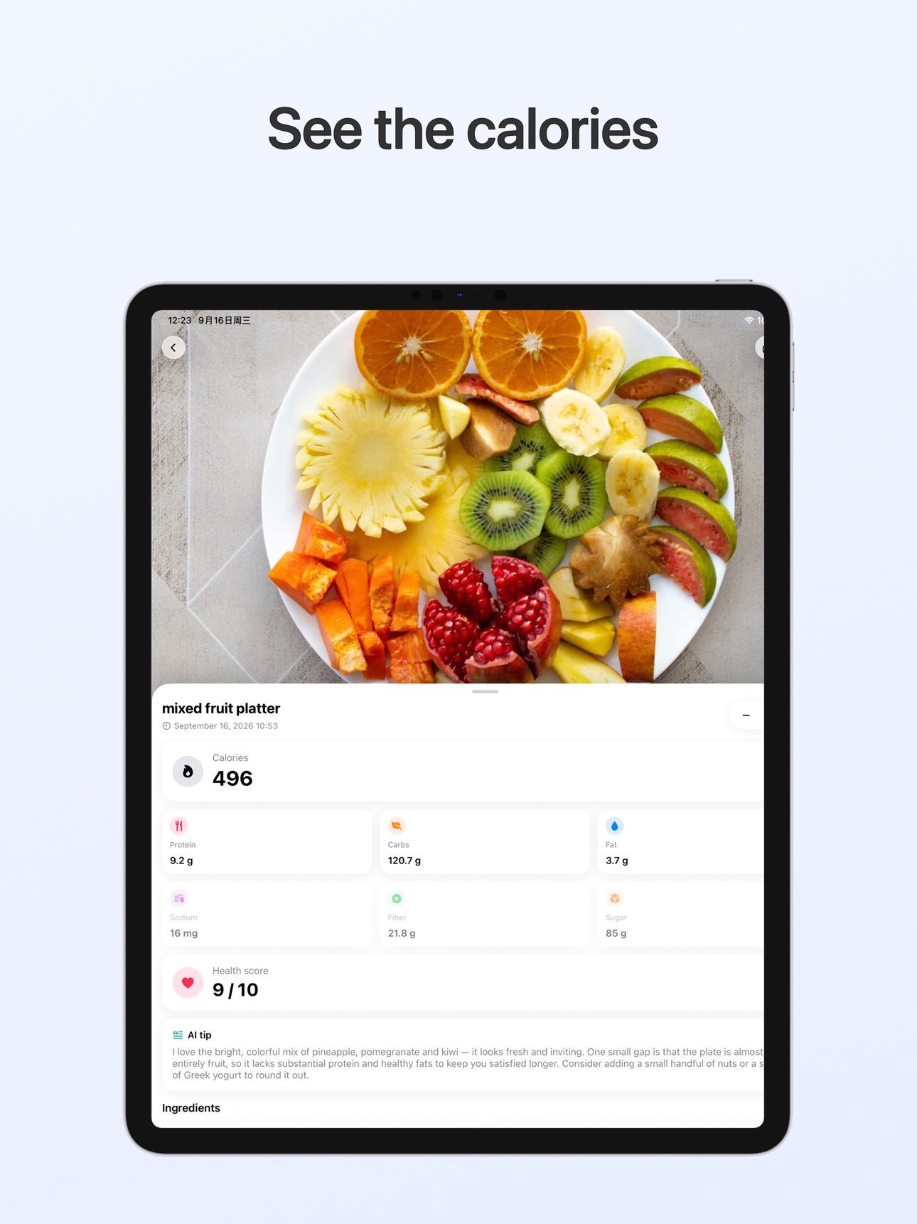 Screenshot 5 of CaloDiet - AI Calorie Tracker