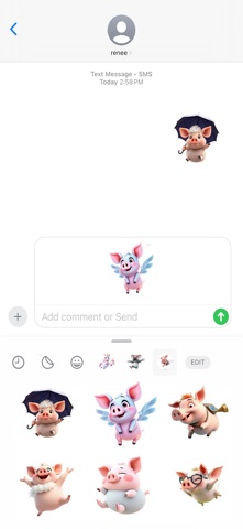 飞猪贴纸 screenshot