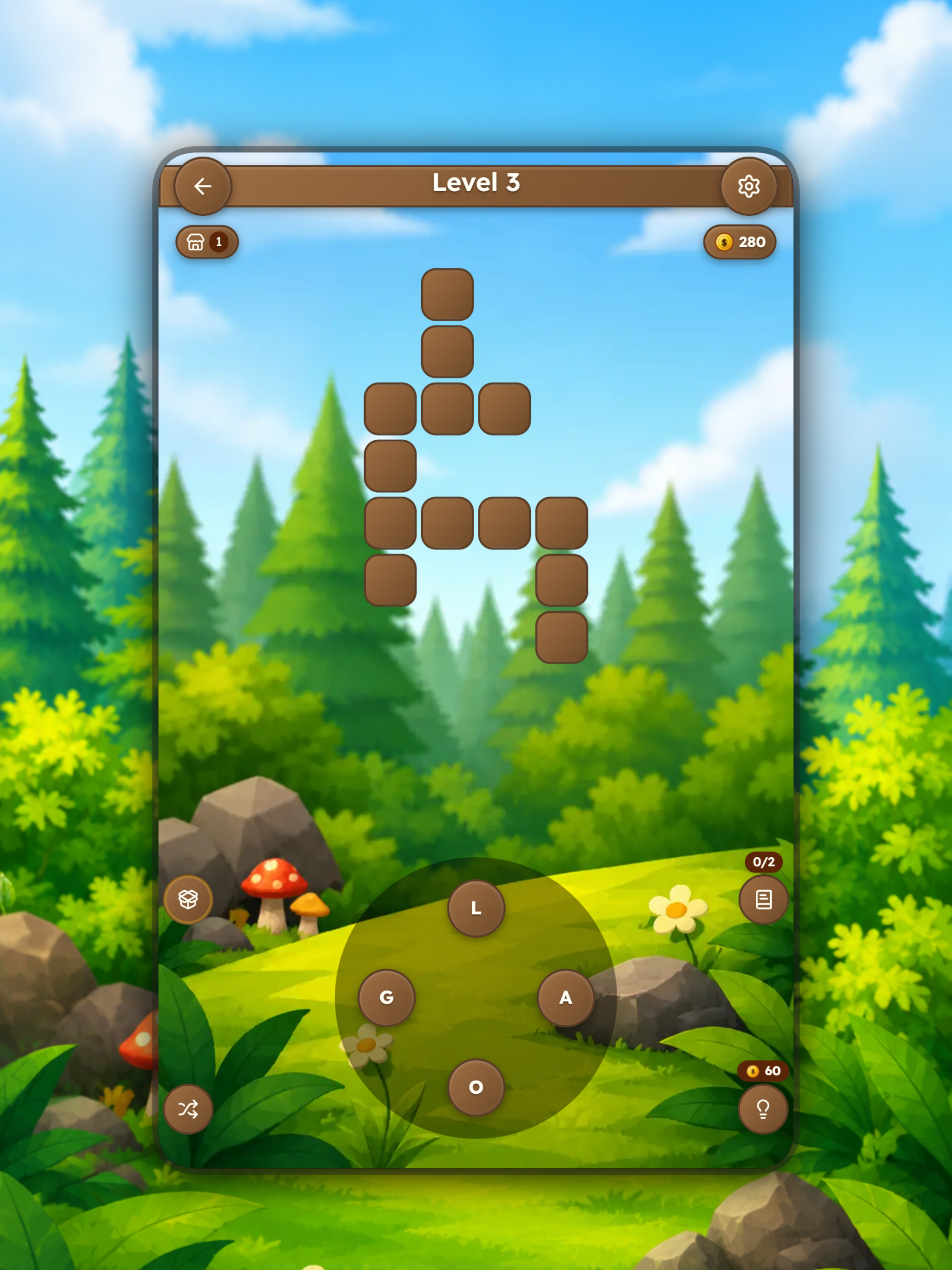Forest Word Puzzle