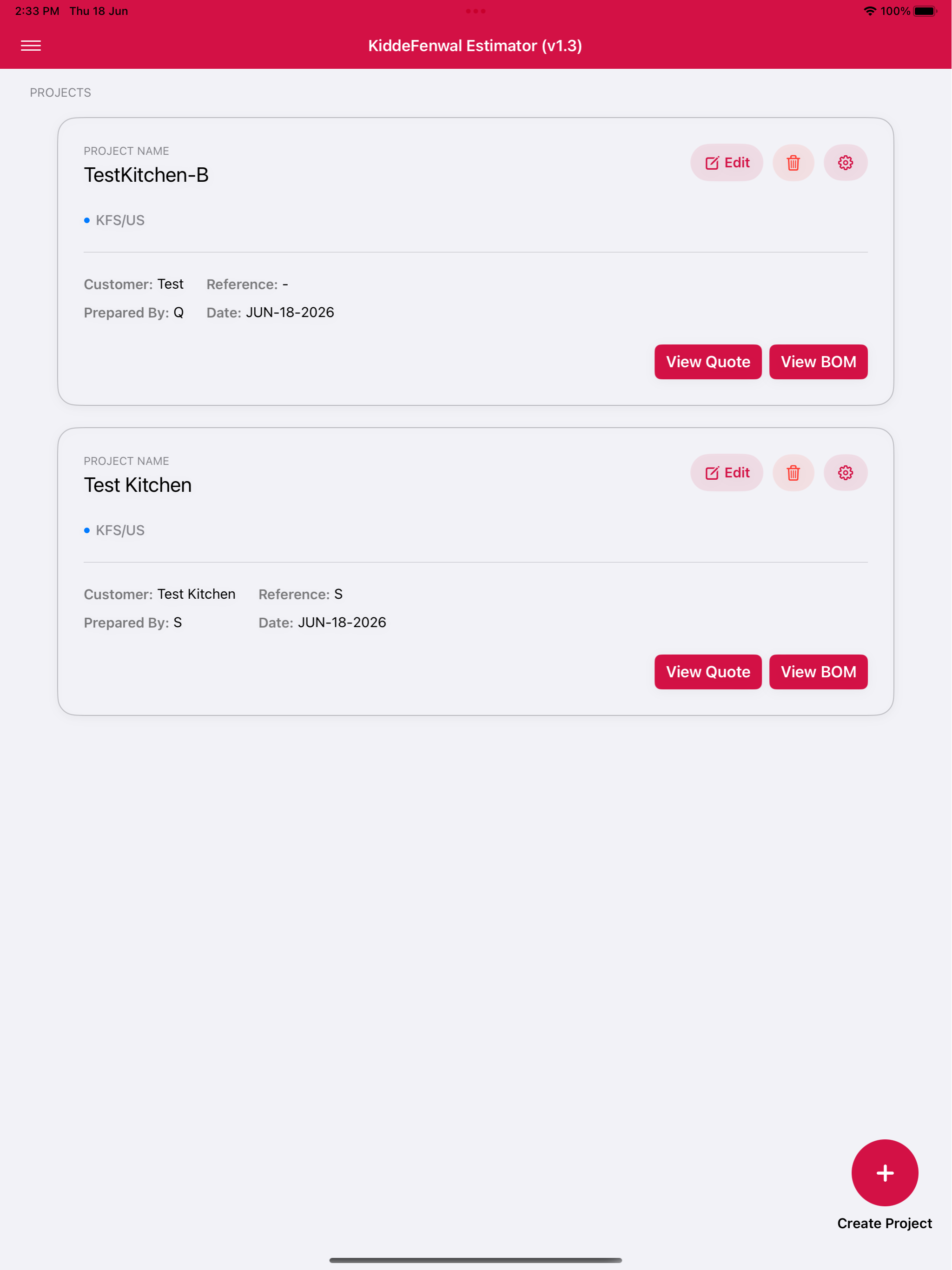 KiddeFenwal Estimator screenshot 5