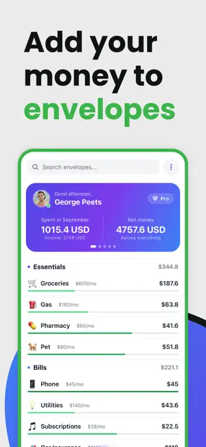 Good Envelope: Budget Planner screenshot 2
