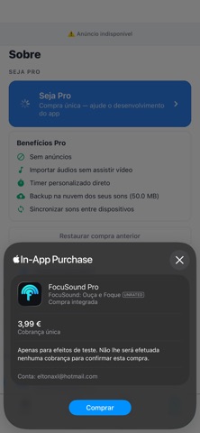 FocuSound: Ouça e Foque Screenshot 7 of 8