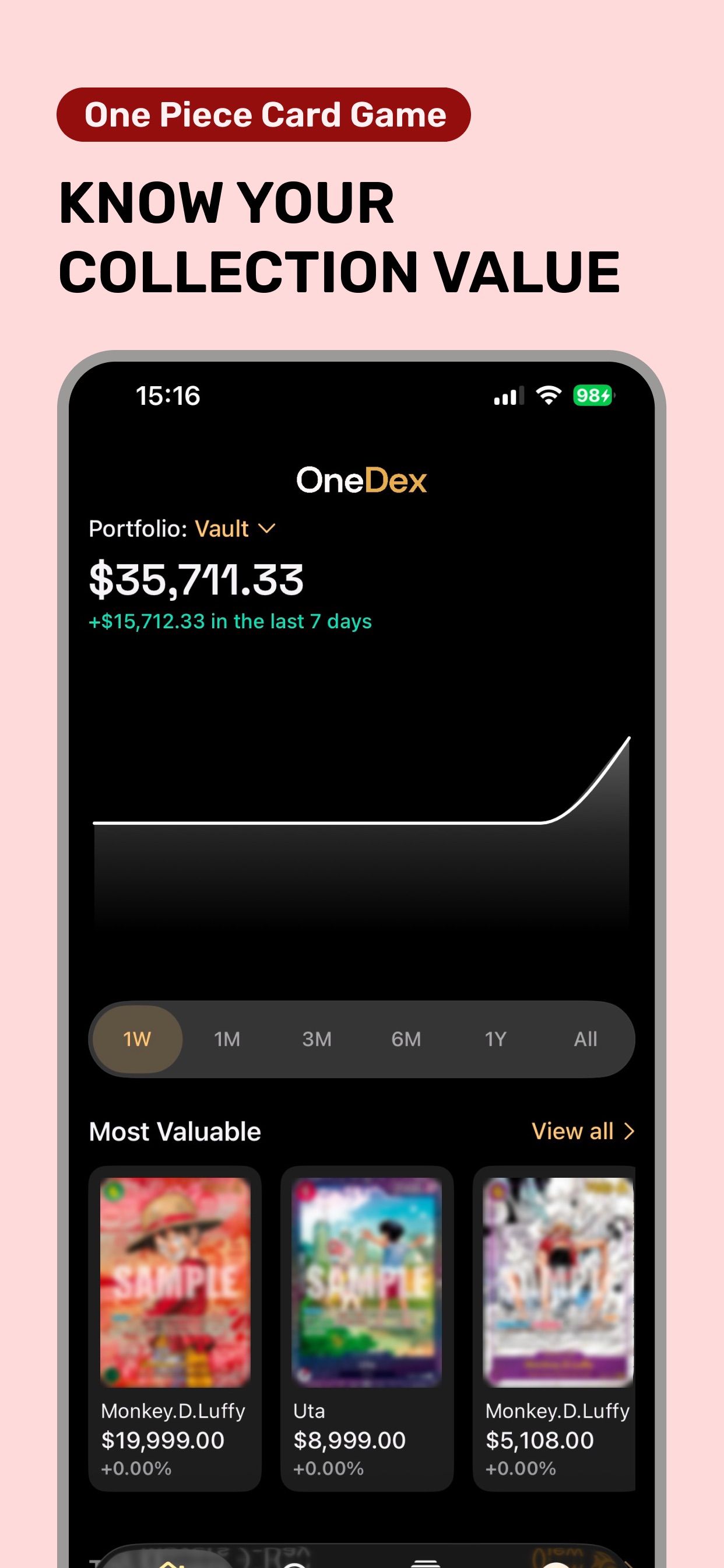 Screenshot 1 of OneDex: OP TCG Card Tracker