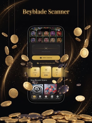 Beyblade Scanner AI: BeySpin X iPad screenshot
