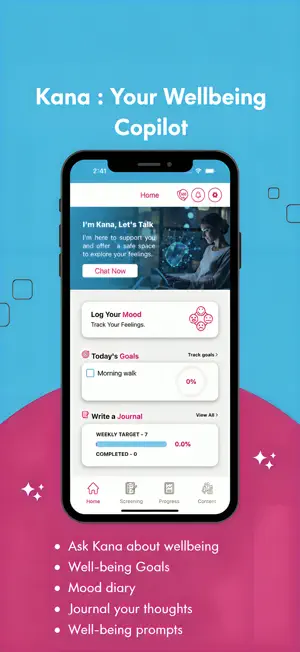 Kana: AI Wellbeing Copilot screenshot 2