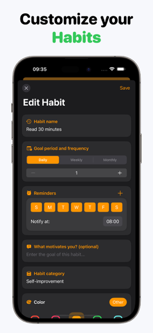 ‎Habit Tracker: Streaks & goal Screenshot