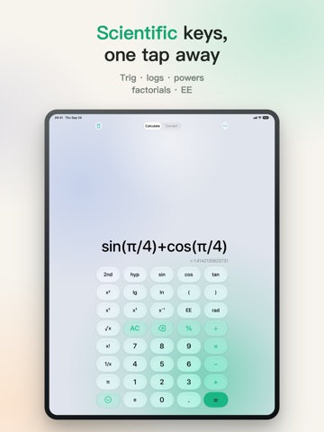 Mimi Calculator iPad screenshot