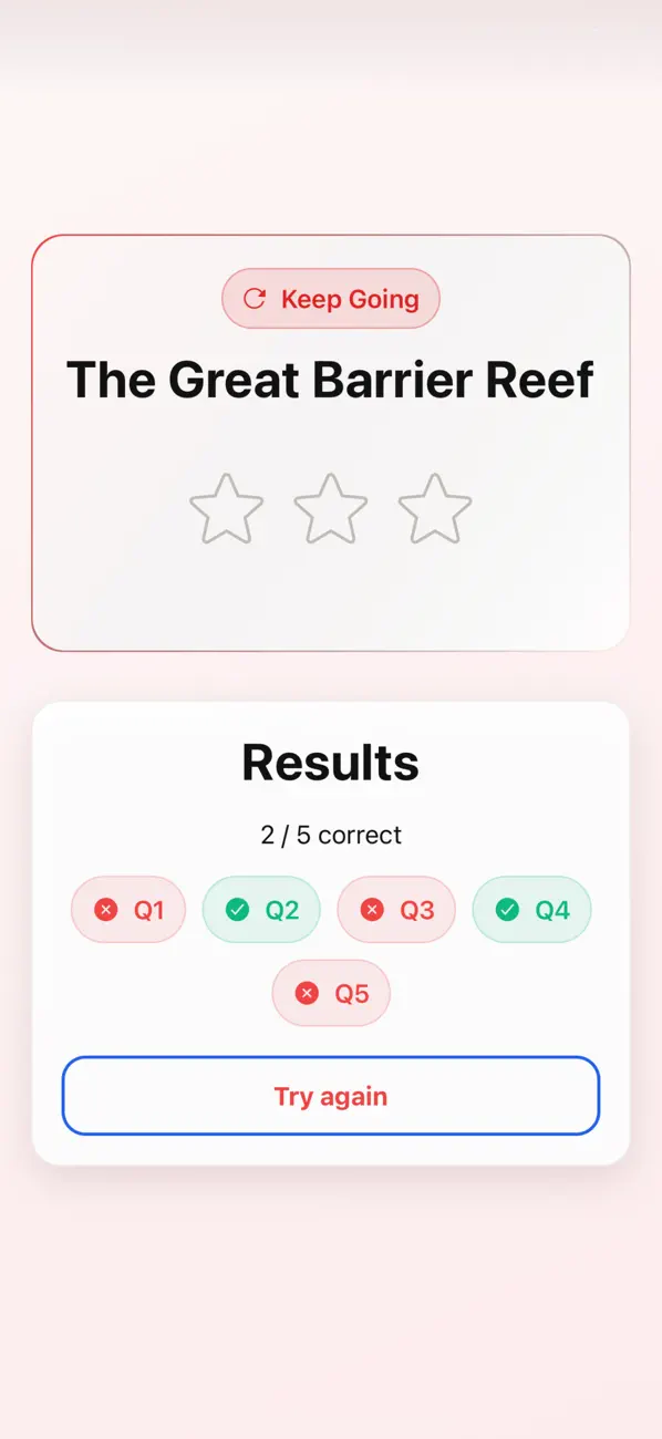 Screenshot #3 pour Daily Trivia Trainer