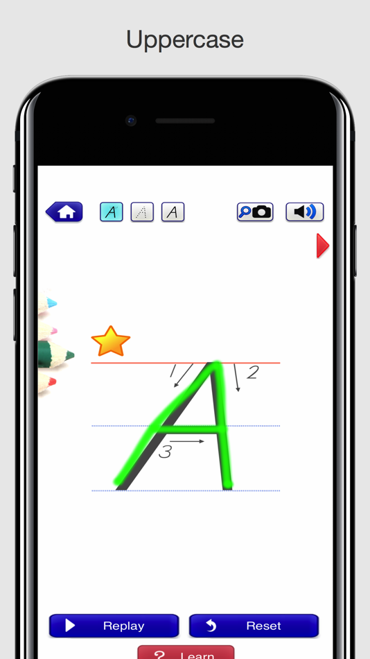 #3. School Fonts - Learn to write (iOS) By: demografix pty ltd