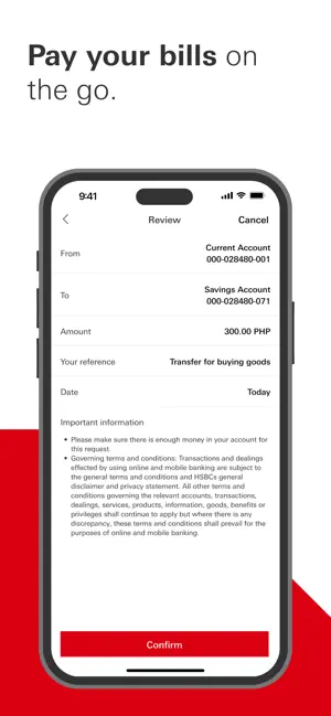 HSBC Philippines iPhone screenshot 5