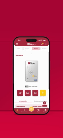 Banco Atlas iPhone screenshot