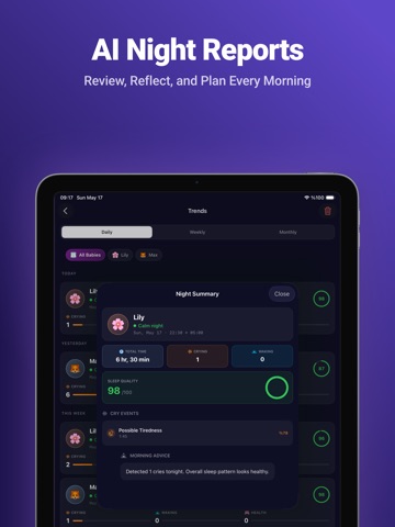 Babicom iPad screenshot