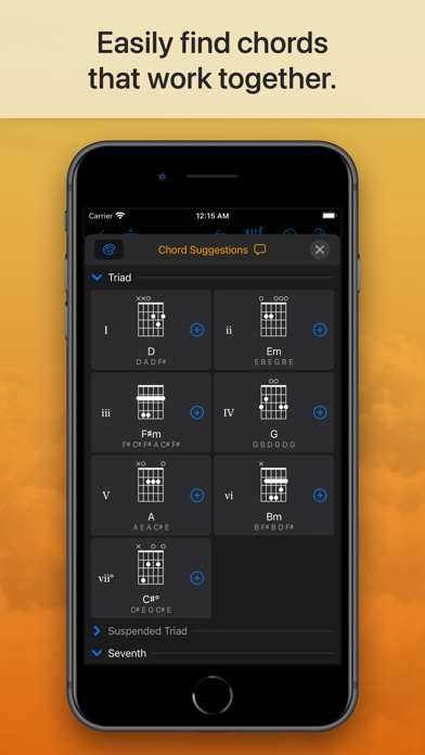 Suggester 2 : Chords & Scales Screenshot