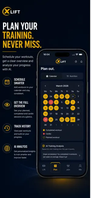 XLIFT - Social workout tracker screenshot 3
