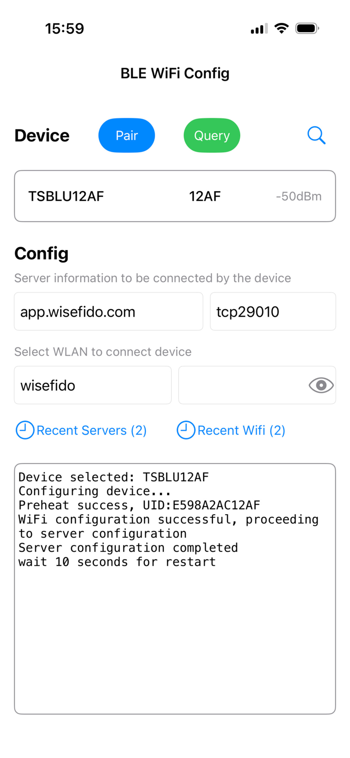 WisefidoBle screenshot 2