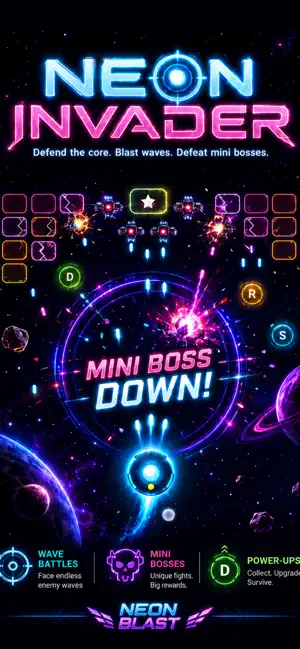 Neon Blast - Shooting Game screenshot 3