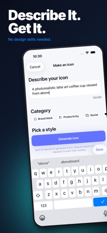IconBundler: AI Icon Maker Screenshot 2 of 4