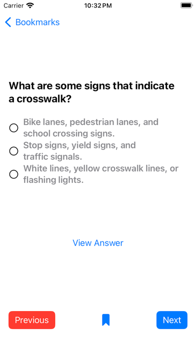 DMV Driver Practice Test CA Screenshot