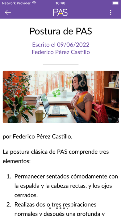 PAS:Psicología Autosustentable Screenshot