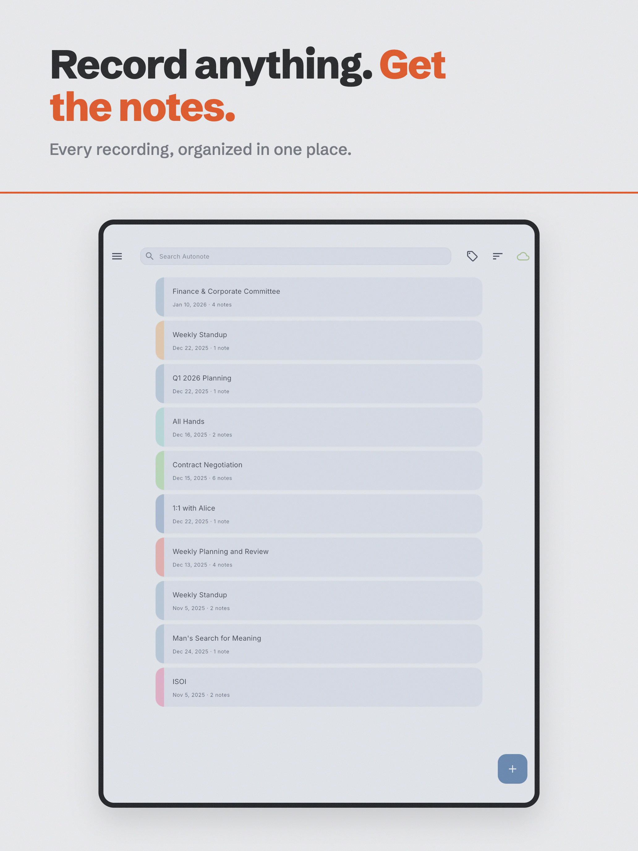 Autonote: AI Voice & Summary screenshot 6