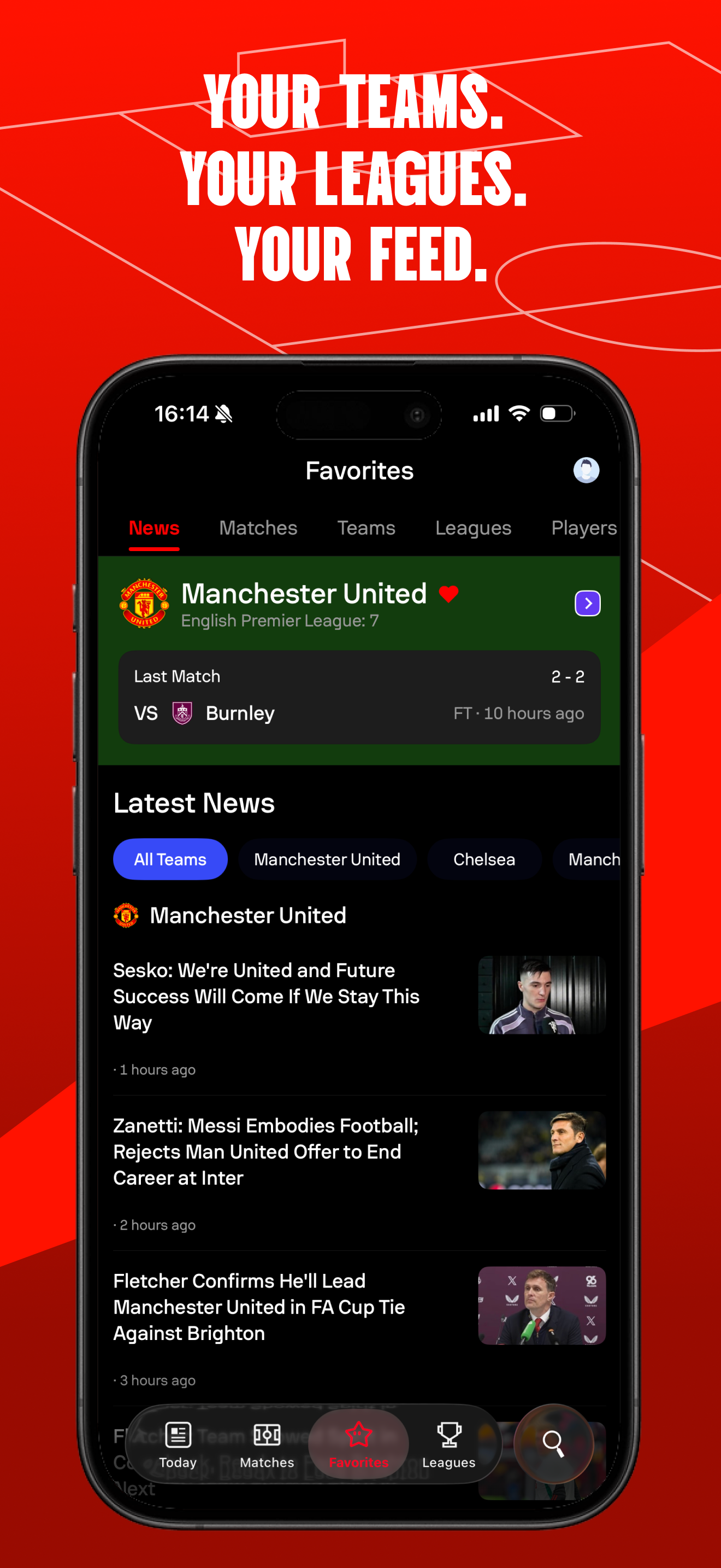 Eleven Football: News & Scores screenshot 8