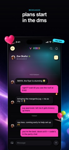 Vibes: Plan Less. Party More. screenshot